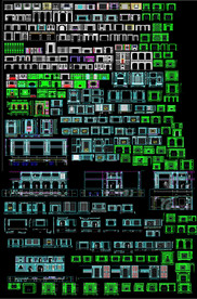 CAD欧式墙板图集