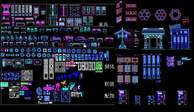 中式CAD图块集