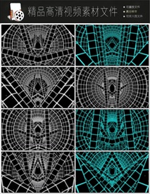 科技科幻视频显示器LED视频