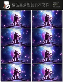 科技科幻视频显示器LED视频