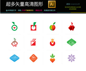 快餐西餐厅美食元素图标