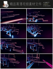 BOOM热舞神曲 舞台背景视频