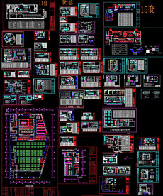 餐厅厨房平面CAD图