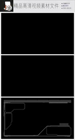 带通道的科技智能元素转场素材