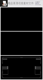 带通道的科技智能元素转场素材