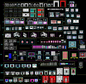 门框哑口复合墙板CAD图