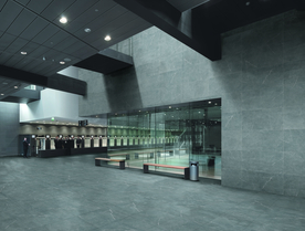 卖场 商城 大板 仿古砖效果图