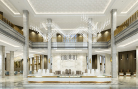 高端售楼部 大厅设计