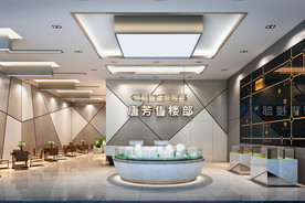 售楼部大厅模型