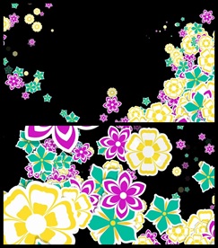 花朵飘舞散落遮罩特效转场视频