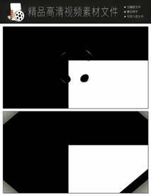 HUD全息科技转场通道视频