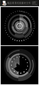 时尚唯美几何图形汇聚图形视频