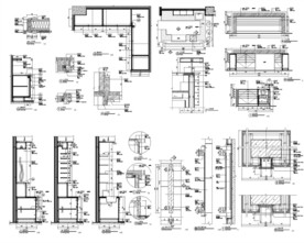 壁灯节点布局施工图