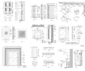 墙面墙身节点图纸