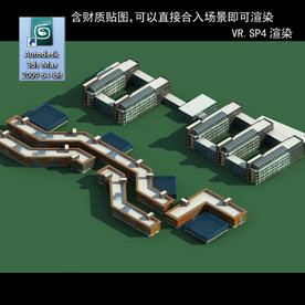 写字商业楼 商业群 现代商业