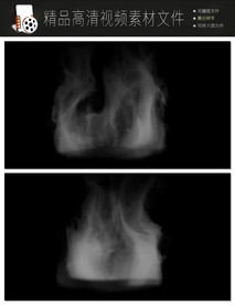 水墨烟雾爆炸喷遮罩特效转场视频