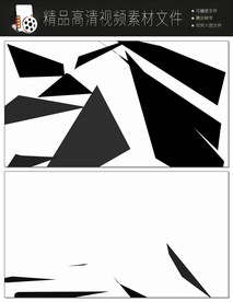 时尚唯美几何图形汇聚图形视频