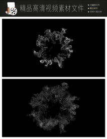 时尚唯美几何图形汇聚图形视频