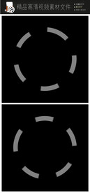 时尚唯美几何图形汇聚图形视频