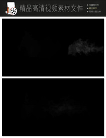 水墨烟雾爆炸喷遮罩特效转场视频