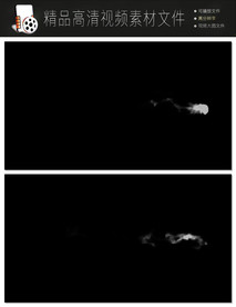 水墨烟雾爆炸喷遮罩特效转场视频