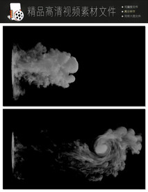 水墨烟雾爆炸喷遮罩特效转场视频
