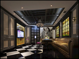 豪华 高端 ktv 包厢设计