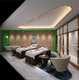 美容店模型 spa会所