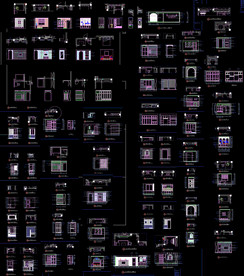 家居立面墙节点图