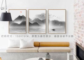 山水挂画 山水装饰画