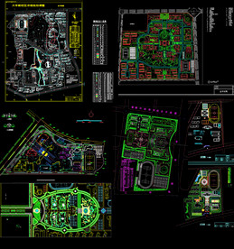 学校建筑规划CAD平面图