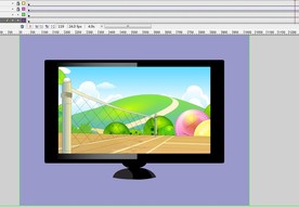 家用电视里的画面6秒