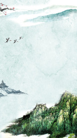 水墨山水古风风景