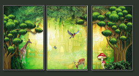 森林装饰画 森林挂画