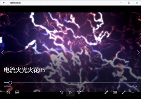 电光火花闪电视频动态背景特效素