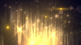 金色高清粒子视频动态背景特效素