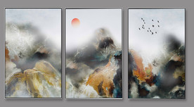 唯美山水 山水装饰画 山水挂画