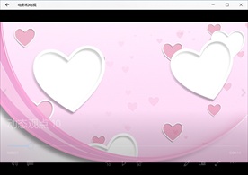 卡通爱心视频动态背景特效素材