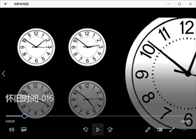钟表时间动态背景特效素材