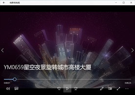 城市建筑风景动态背景特效素材