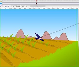 燕子飞天动画6秒
