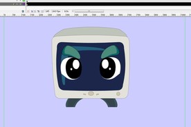 严肃老款电脑显示屏动画6秒