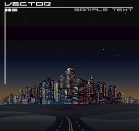 现代城市建筑群