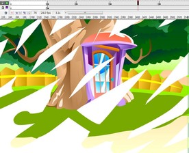 树屋遮罩应用动画擦拭6秒