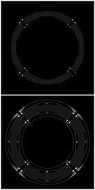 蓝色科技背景数字未来元素视频