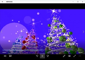 圣诞树纯色底烟花元素