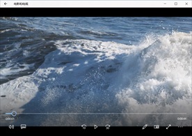 海浪潮水冲浪波涛风浪海滩