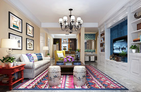 客厅模型和图片