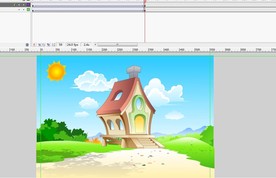 太阳出来了在小房子边6秒