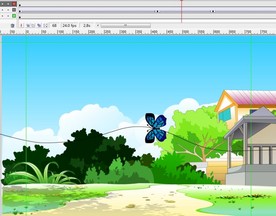 蓝色蝴蝶飞啊飞啊6秒